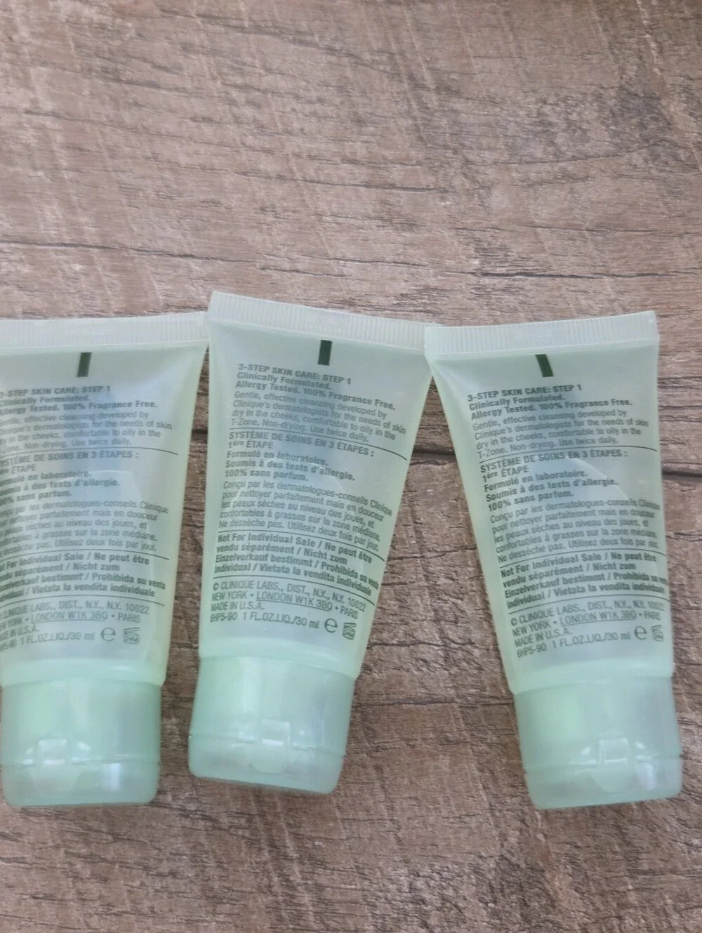 Clinique 3Pcs Travel Size Liquid  Facial Soap - Mild
